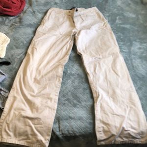 Worn once,khaki pants
